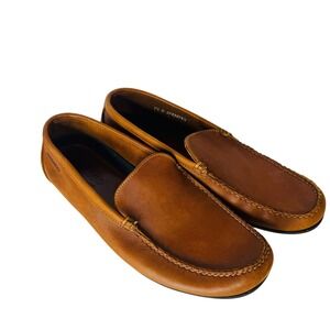 Sebago Mens Soft Leather Penny Loafers Dress Shoes Casual Slip On Brown‎ 9.5